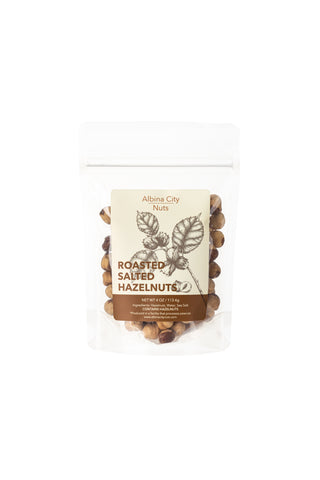 Roasted Salted Hazelnuts - 4oz Bag