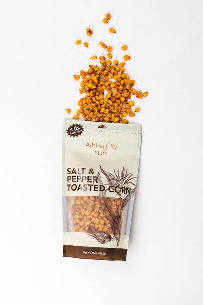 Salt & Pepper Toasted Corn - 1 lb bag