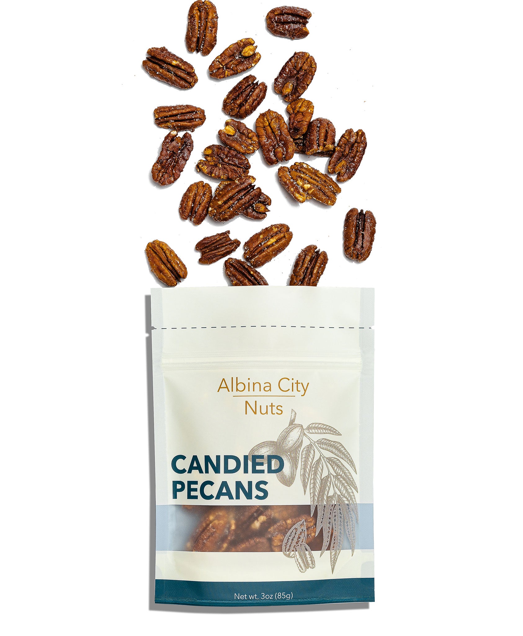 Candied Pecans – Albina City Nuts