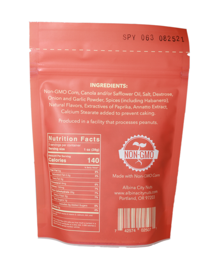 Spicy Toasted Corn - 3oz bag